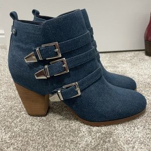 Denim Boots